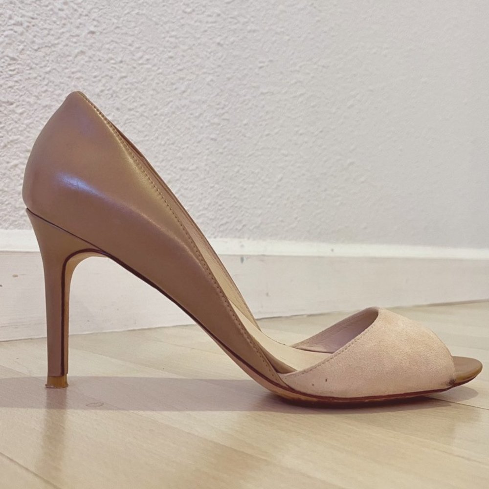 COLE HAAN | Antonia D'Orsay Peep Toe Heeled Sandal Size 9 / 40